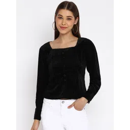 Mayra Black Velvet Top-picture-33
