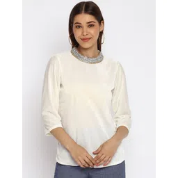 Mayra White Velvet Top-picture-37