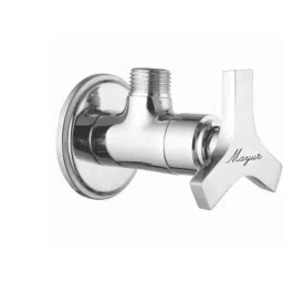 Mayur Ocich Trio Brass Heavy Duty High Flow Wall Mount Angle Cock with Wall Flange-picture-35