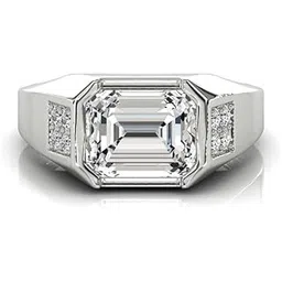 mbvgems Natural zircon ring 8.00 Ratti Certified HANDMADE Finger Ring With Beautifull Stone american diamond ring PANCHDHATU for Men and Women-picture-28