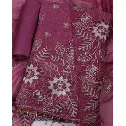 mbz.in by meena bazaar Women Embroidered 3-Piece Unstitched Dress Material-picture-38
