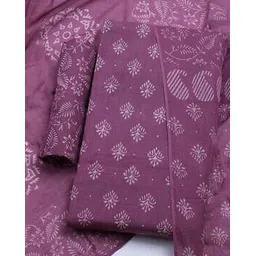 mbz.in by meena bazaar Women Floral Print 3-piece Unstitched Dress Material-picture-34