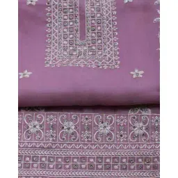 mbz.in by meena bazaar Women Embroidered Unstitched 3-Piece Dress Material image 3