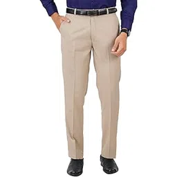 mc henry McHenry Men's Stretchable Wrinkle Free self Design Formal Trousers for Men-picture-17