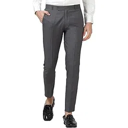 mc henry McHenry Men's Wrinkle Free Slim Fit Formal Trousers-picture-34