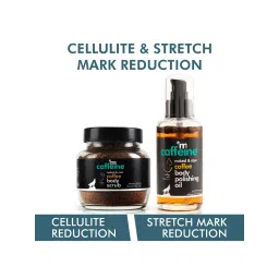 MCaffeine Cellulite & Stretch Mark Reduction Combo - Exfoliating Coffee Body Scrub & Body Massage Oil-picture-27