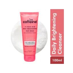MCaffeine CLEAR GLOW 1% Kojic Acid Daily Brightening Face Wash-picture-12