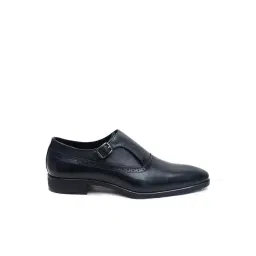 McCoy Men's Black Monk Shoes-picture-23