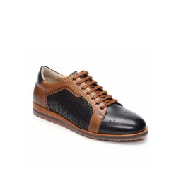 McCoy Men's Blue & Tan Casual Sneakers image 2