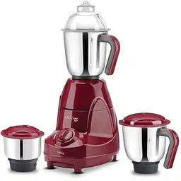 McCoy Thrill Mixer Grinder, 750 Watts, 3 Jars, Maroon image 1
