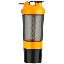 Mclear Premium Protein Shaker Bottle with Mixing Ball & Storage Compartments – Leak-Proof Gym Blender Bottle for Smooth Shakes, Supplements & Sports Drinks – BPA-Free, 600ml Capacity [Pack of 1]-picture-29