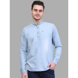 M'COT Men Solid Daily Cotton Straight Kurta-picture-17