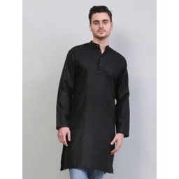 M'COT Men Solid Daily Cotton Straight Kurta-picture-23