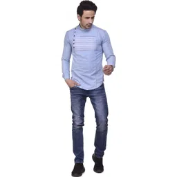 M'COT Men Solid Daily Cotton Straight Kurta-picture-14