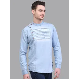 M'COT Men Solid Daily Cotton Straight Kurta-picture-31