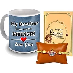 ME & YOU Attractive Rakhi Set| Raksha Bandhan for Brother| Unique Rakhi Gifts Combo for Brother | Rakhi Gift for Bhai - Pack of 3-image-38