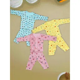 ME N MY Kids Conversational Printed Pure Cotton Night suit-picture-57