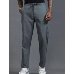 me Queen Men Regular Fit Mid-Rise Denim Linen Jeans-picture-13