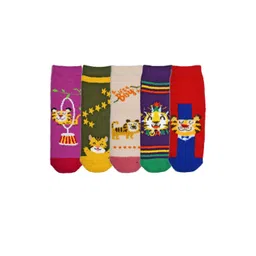 ME Stores Kids Set Of 5 Winter Feather Socks-picture-53