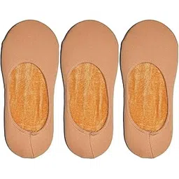 me stores Women's Girl's Wool Warm Loafer No Show/Ankle Thermal Set of 3 Pair Socks (Skin)-picture-39