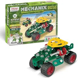 Mechanix Battle Station STEM Toy, Building and Construction Set, War-Themed Building Blocks for Boys and Girls Age 7+ Years-picture-16