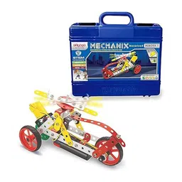 Zephyr Mechanix Robotix 1 Metal Multimodel Making STEAM Toy With Bag 8 Models - 114 Piece-picture-24