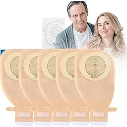 MED 17500 One Piece Opaque 75 MM Stoma Bags (Pack Of 10) With Bath Apron-picture-20