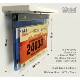 Medal SPACE PVC Pouches for Marathon BiB's image 2