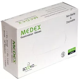 Medex Examination Hand Gloves Disposable Latex Rubber White Size XS (Pack of 50 Pair)-picture-17