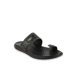 MediFeet Men's Black Toe Ring Sandals-picture-37