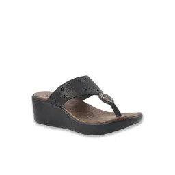 MediFeet Women's Black Thong Wedges-picture-36