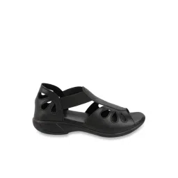 MediFeet Women's Crowne Black Ankle Strap Wedges-picture-10