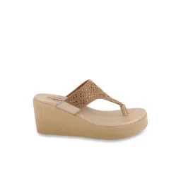 MediFeet Women's Indiana Tan Thong Wedges-picture-16