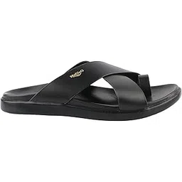 medifeet Men's X-Stroke Toe-Ring Leather Sandals image 1