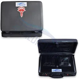 mediguard Doctor Briefcase Bag With Organised Space For Keeping Medical Equipment Used In Clinics Size : 44Cm X 32Cm X 12Cm, Black image 3