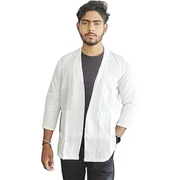 mediguard white Lab Coat for Doctor & Chemistry Lab Students-picture-13