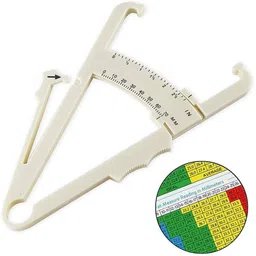 Medimama Personal Skinfold Body Fat Testing with Skinfold Calipers Body Fat Caliper to Measure Your Body Fat BMI Caliper Handheld Body Fat Measurement Device(White) Body Fat Analyzer-picture-46