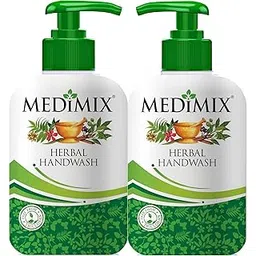 Medimix Herbal Liquid Handwash 500g Bottle (1 + 1 Combo Pack) | Ideal for Germ Protection, Soft & Moisturized Hands | Harsh Chemical-Free | Enriched with 18 Exotic Herbs-picture-46
