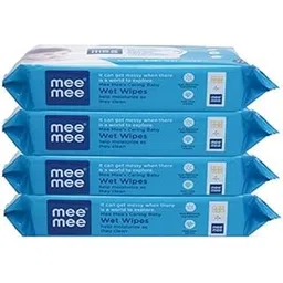 Mee Mee Anti Bacterial Caring Baby Wet Wipes with Aloe Vera 72 pcs (4 Pack)-image-36