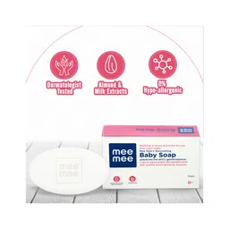 Mee Mee Nourishing Baby Soap With Almond & Milk 75 grams - White-picture-13