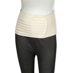 Mee Mee Pre & Post Natal Maternity Corset Belt | Skin Friendly, Easy Stretching, LightWeight, Belly Supporter Band | Helps To Improve Posture, Relives Back Pain, Abdominal Binder Pelvic Waist Support & Supports Core Muscles (Beige,XL Size)-picture-54