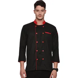 meelo Chef Coat Solid Coat For Men-picture-19