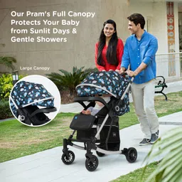 meemee Dream Rocker Baby Stroller for 0-3 Years, Baby & Kids, 5 Point Safety Harness Pram image 4