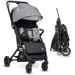 meemee Air Luxe Baby Stroller for 0-3 Years, Baby & Kids, Safety Harness & Basket Pram-picture-19