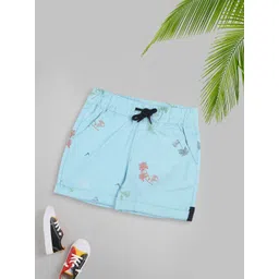 MeeMee Boys Conversational Printed Cotton Shorts-picture-24