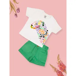 MeeMee Boys Printed Pure Cotton T-Shirt with Shorts-picture-43