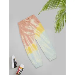 MeeMee Girls Printed Pure Cotton Joggers-picture-33