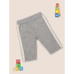 MeeMee Infant Girls Grey Melange Solid Track Pants-picture-14