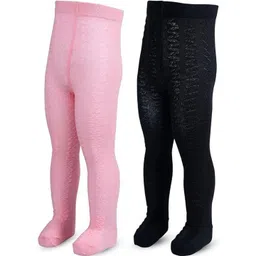 MeeMee Infant Girls Pack of 2 Opaque Stockings-picture-36