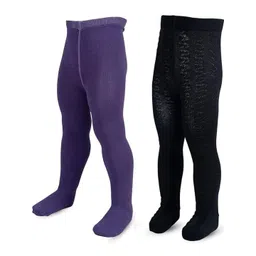 MeeMee Infant Girls Pack of 2 Opaque Stockings-picture-37